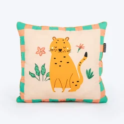HUFT Whisker Bloom Cushion For Pet Lovers - Multicolor