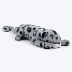 HUFT Wild Leo Squeaky Plush Toy For Dog - Grey