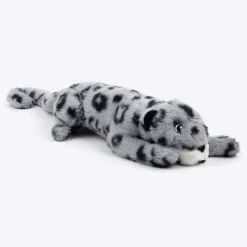 HUFT Wild Leo Squeaky Plush Toy For Dog - Grey