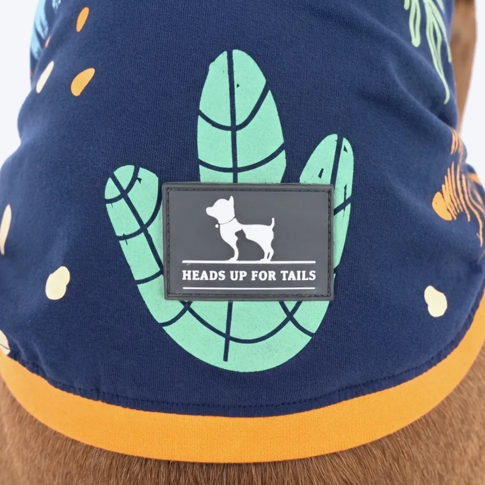 HUFT Wild One Printed T-Shirt For Dog - Navy Blue