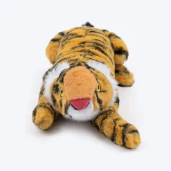HUFT Wild Tiggy Squeaky Plush Toy For Dog - Yellow