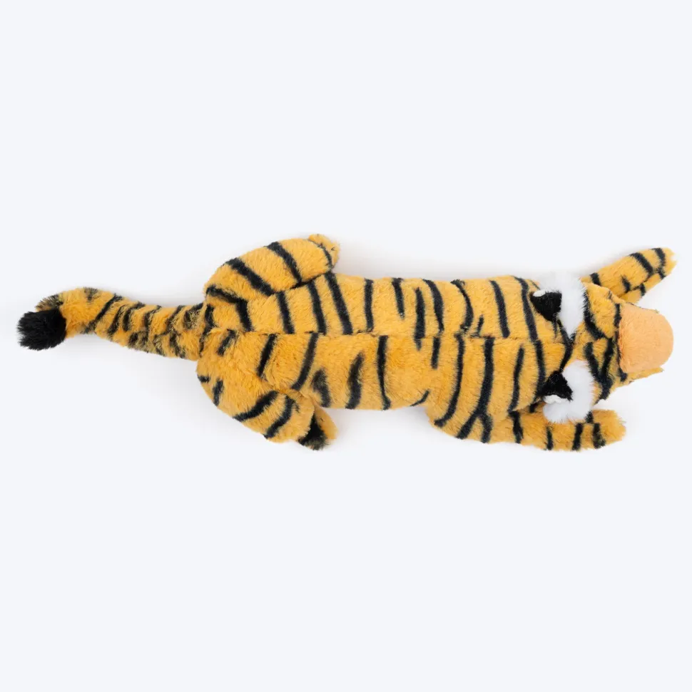 HUFT Wild Tiggy Squeaky Plush Toy For Dog - Yellow