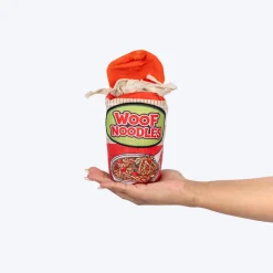 HUFT Woof Noodles Plush Toy For Dog - Multicolor