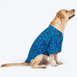HUFT X Pinklay Jungle Joyride Shirt For Dog - Blue & Orange