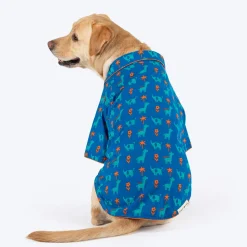 HUFT X Pinklay Jungle Joyride Shirt For Dog - Blue & Orange