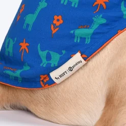 HUFT X Pinklay Jungle Joyride Shirt For Dog - Blue & Orange
