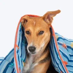 HUFT X Pinklay Strut In Stripes Blanket For Dog & Cat - Blue