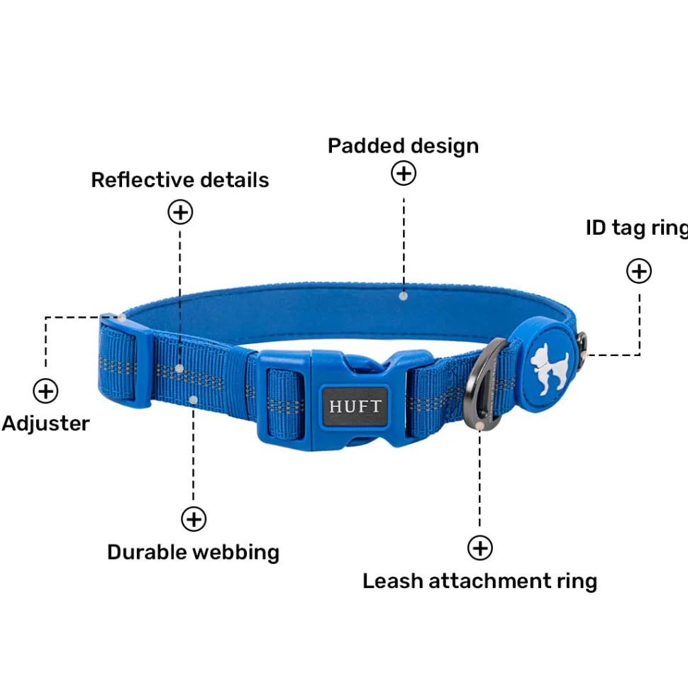 HUFT Xplorers Collar For Dog - Blue