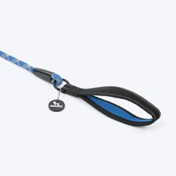 HUFT Xplorers Rope Leash With Carabiner For Dog - Blue - 5 ft