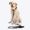 HUFT Xplorers Rope Leash With Carabiner For Dog - Black - 5 ft
