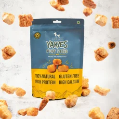 HUFT Yakies Puff Bites 100% Natural Gluten Free Dog Treats - 70 gm