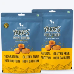 HUFT Yakies Puff Bites 100% Natural Gluten Free Dog Treats - 70 gm