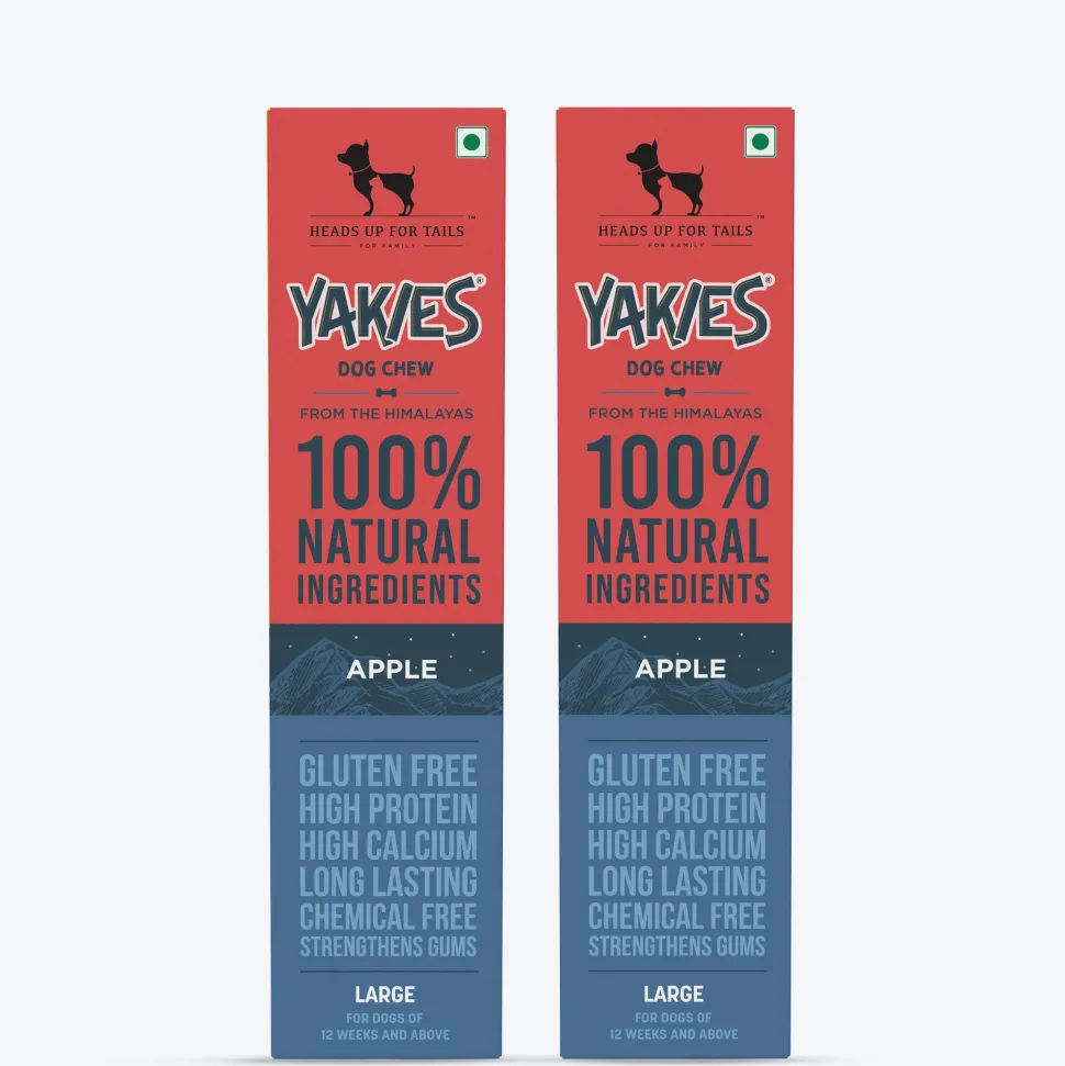 HUFT Yakies Vegetarian Natural Chew Bone - Apple