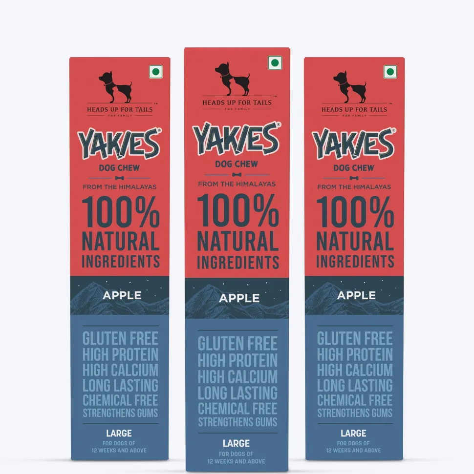 HUFT Yakies Vegetarian Natural Chew Bone - Apple