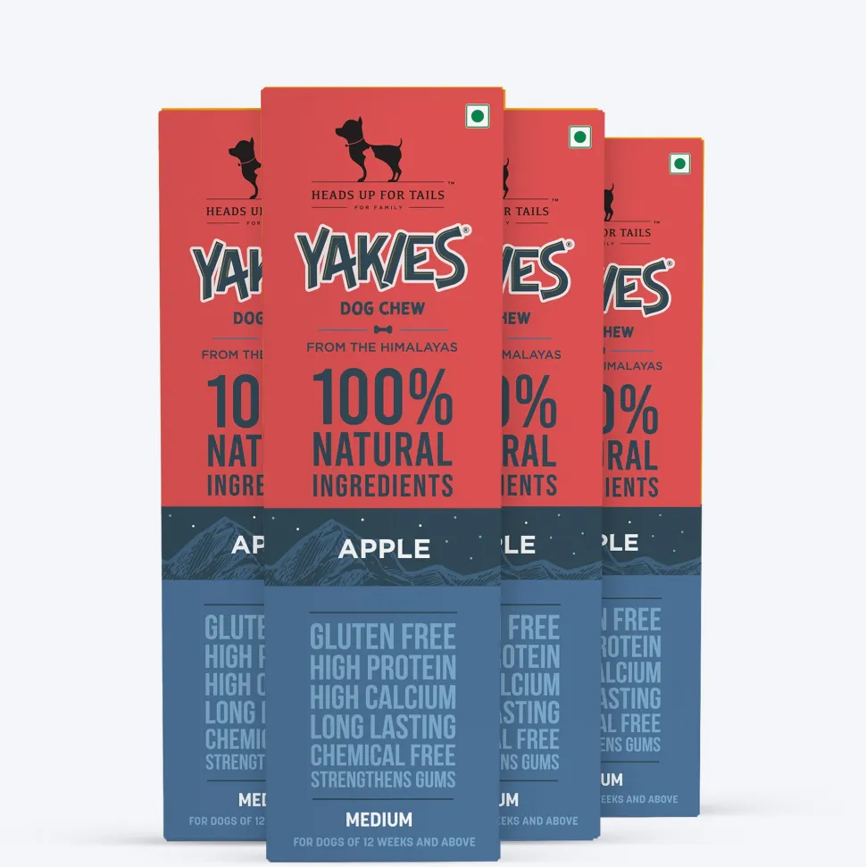 HUFT Yakies Vegetarian Natural Chew Bone - Apple