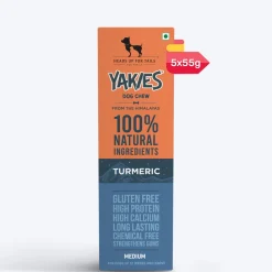 HUFT Yakies Vegetarian Natural Chew Bone - Turmeric
