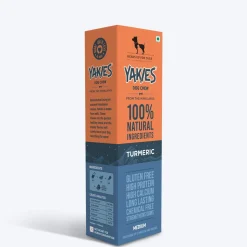 HUFT Yakies Vegetarian Natural Chew Bone - Turmeric