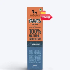 HUFT Yakies Vegetarian Natural Chew Bone - Turmeric