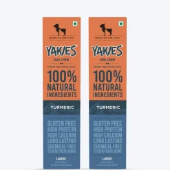 HUFT Yakies Vegetarian Natural Chew Bone - Turmeric
