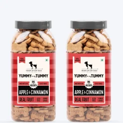 HUFT Yummy In My Tummy Apple & Cinnamon Vegetarian Gluten Free Dog Biscuit