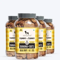 HUFT Yummy In My Tummy Banana & Oats Gluten-Free Biscuits - 320 gm
