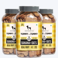 HUFT Yummy In My Tummy Banana & Oats Gluten-Free Biscuits - 320 gm