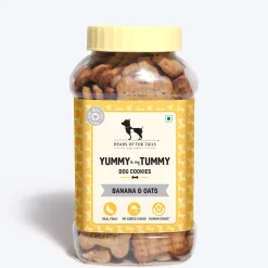 HUFT Yummy In My Tummy Banana & Oats Vegetarian Dog Biscuits - 800 gm