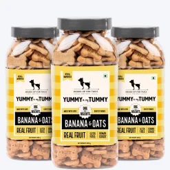 HUFT Yummy In My Tummy Banana & Oats Gluten-Free Biscuits - (Best Before August'26)