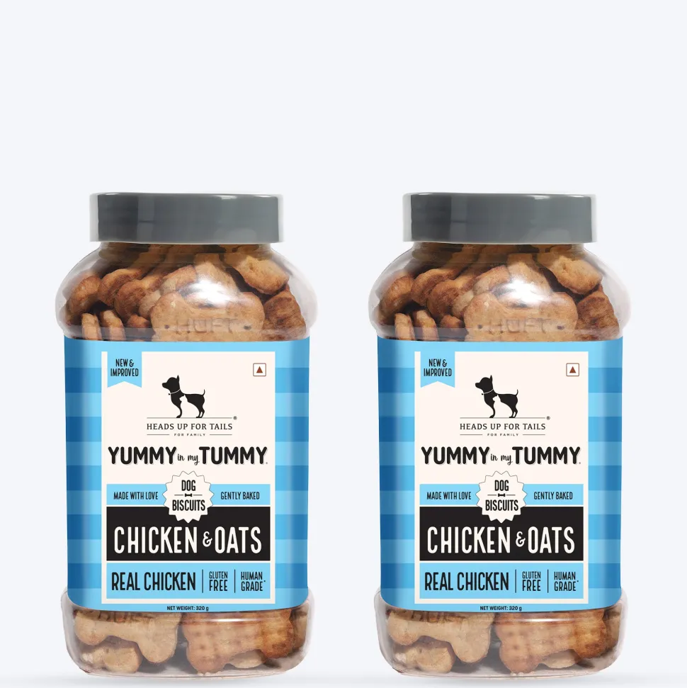 HUFT Yummy In My Tummy Chicken & Oats Gluten-Free Biscuits