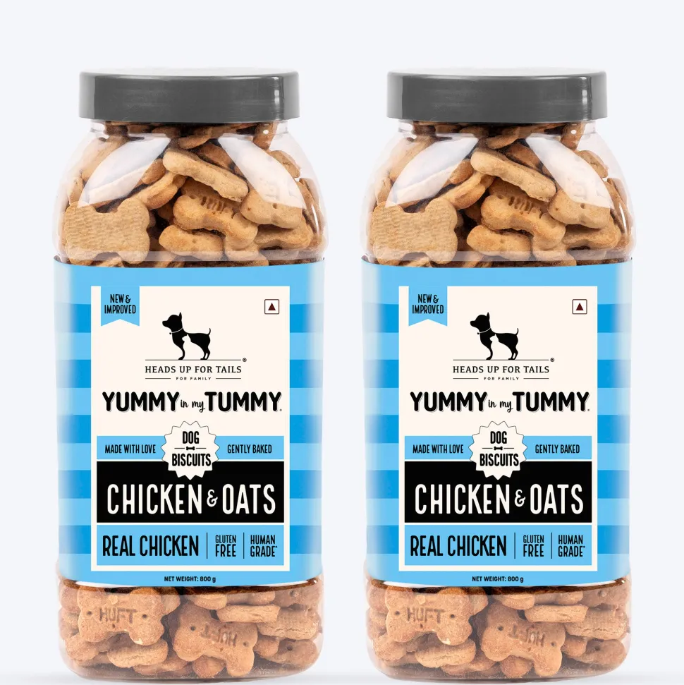 HUFT Yummy In My Tummy Chicken & Oats Gluten-Free Biscuits