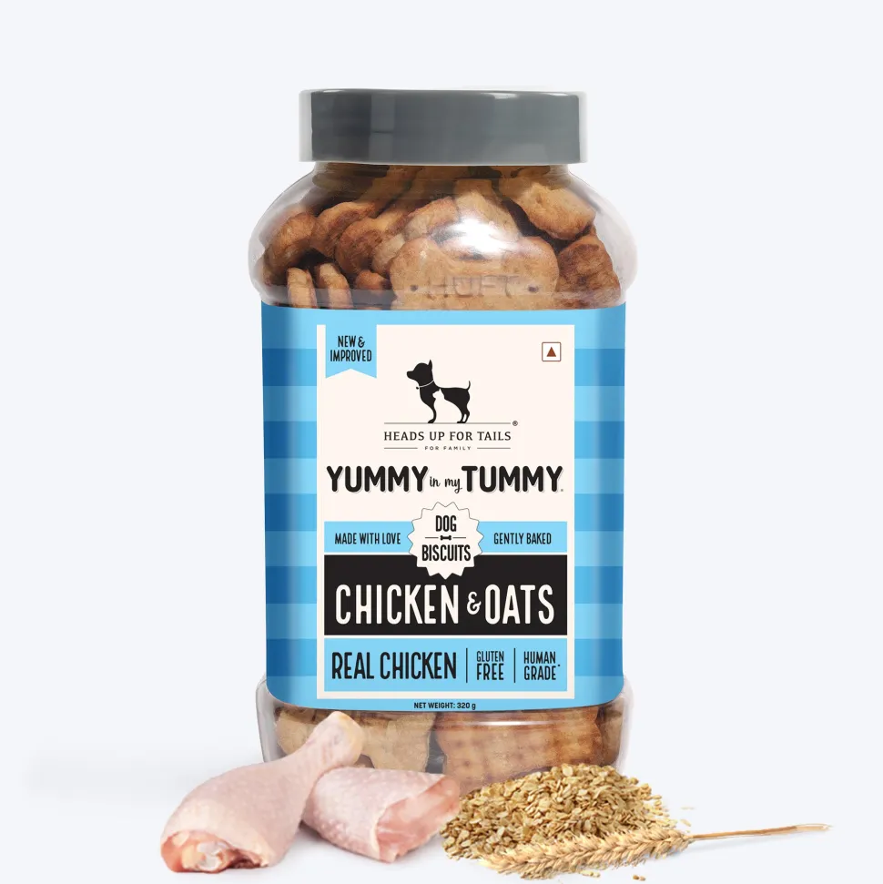HUFT Yummy In My Tummy Chicken & Oats Gluten-Free Biscuits