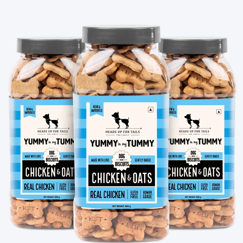 HUFT Yummy In My Tummy Chicken & Oats Gluten-Free Biscuits