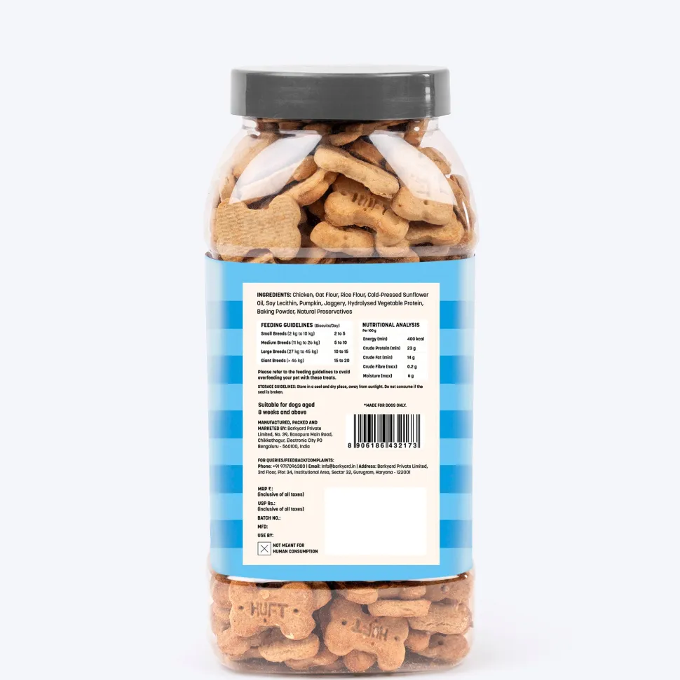 HUFT Yummy In My Tummy Chicken & Oats Gluten-Free Biscuits