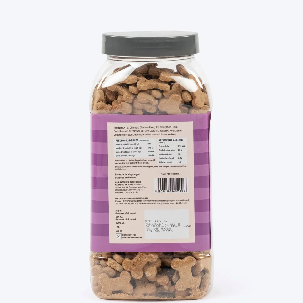 HUFT Yummy In My Tummy Chicken Liver Gluten-Free Biscuits