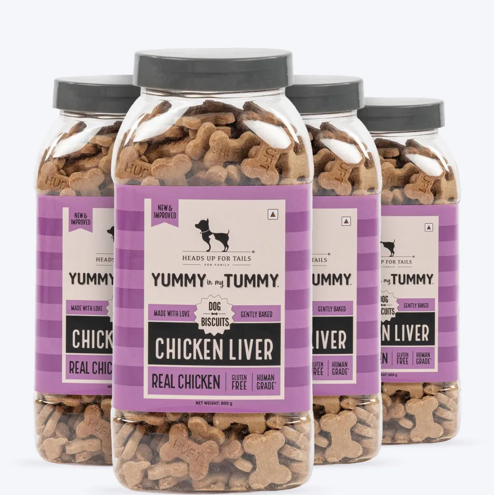 HUFT Yummy In My Tummy Chicken Liver Gluten-Free Biscuits