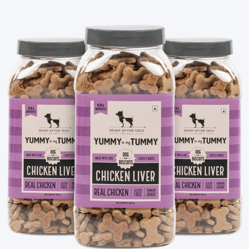 HUFT Yummy In My Tummy Chicken Liver Gluten-Free Biscuits