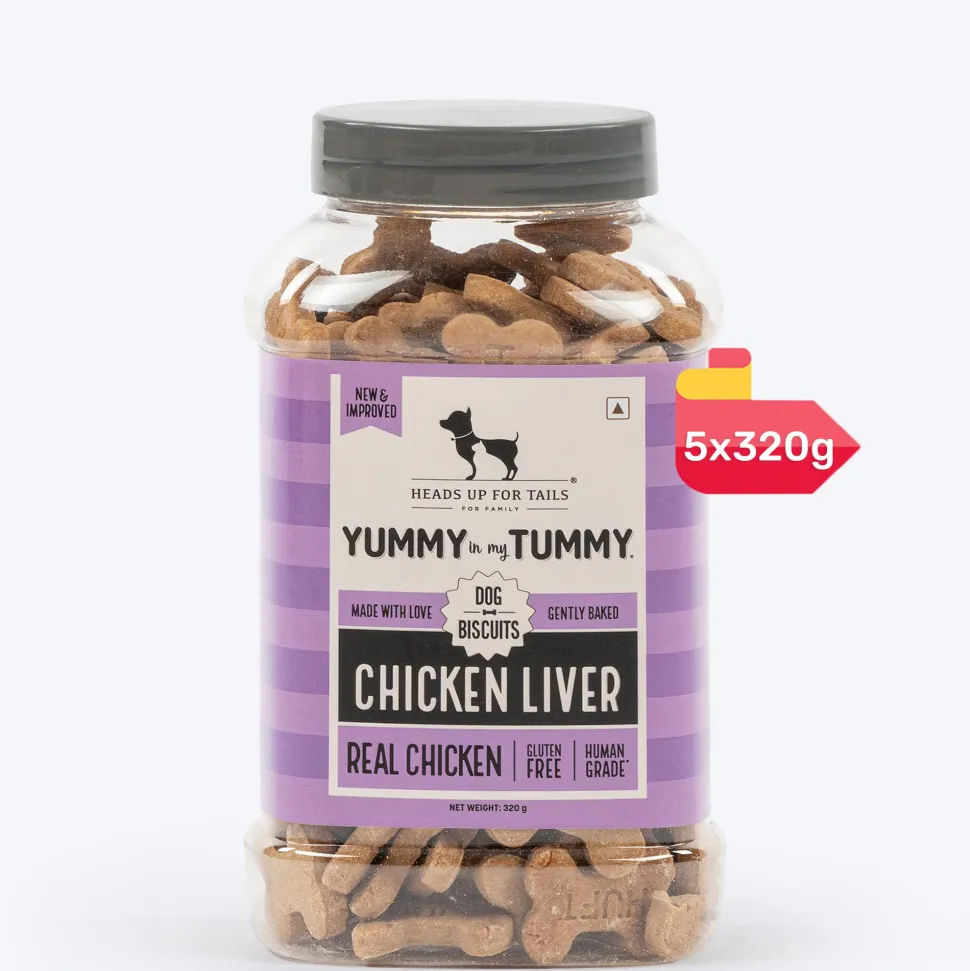 HUFT Yummy In My Tummy Chicken Liver Gluten-Free Biscuits