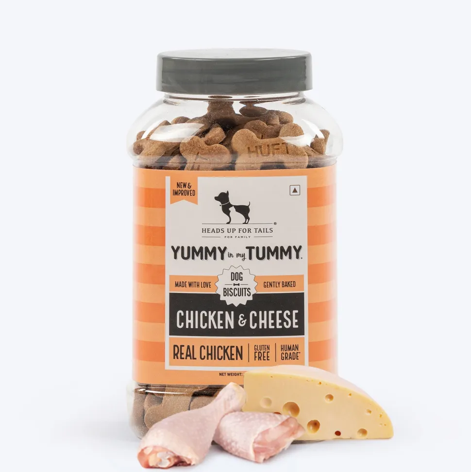 HUFT Yummy In My Tummy Chicken & Cheese Gluten-Free Biscuits
