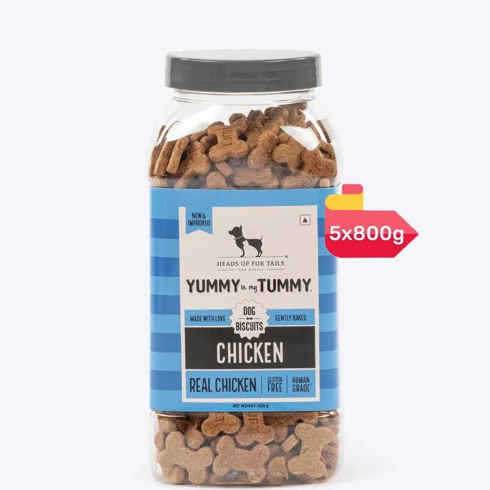 HUFT Yummy In My Tummy Chicken Gluten-Free Dog Biscuits