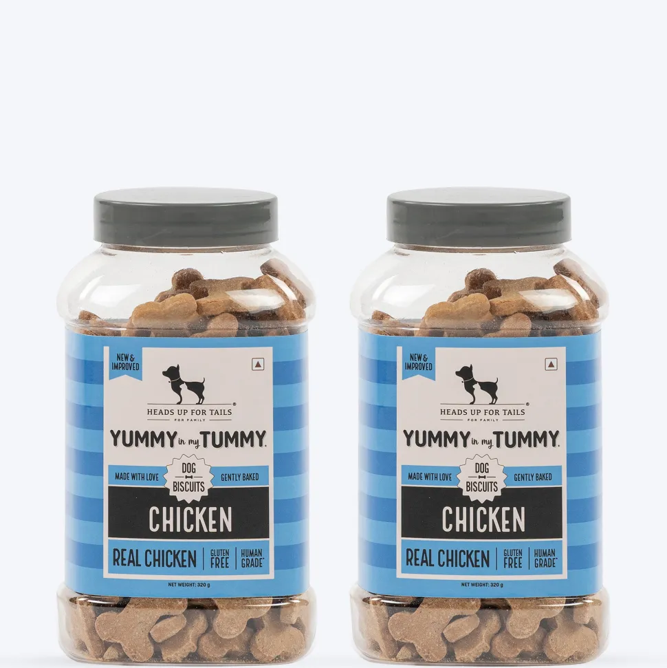 HUFT Yummy In My Tummy Chicken Gluten-Free Dog Biscuits