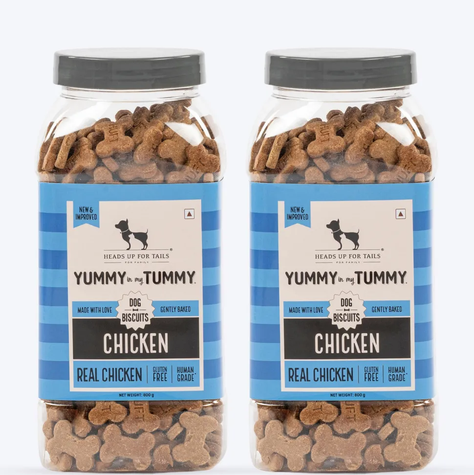 HUFT Yummy In My Tummy Chicken Gluten-Free Dog Biscuits