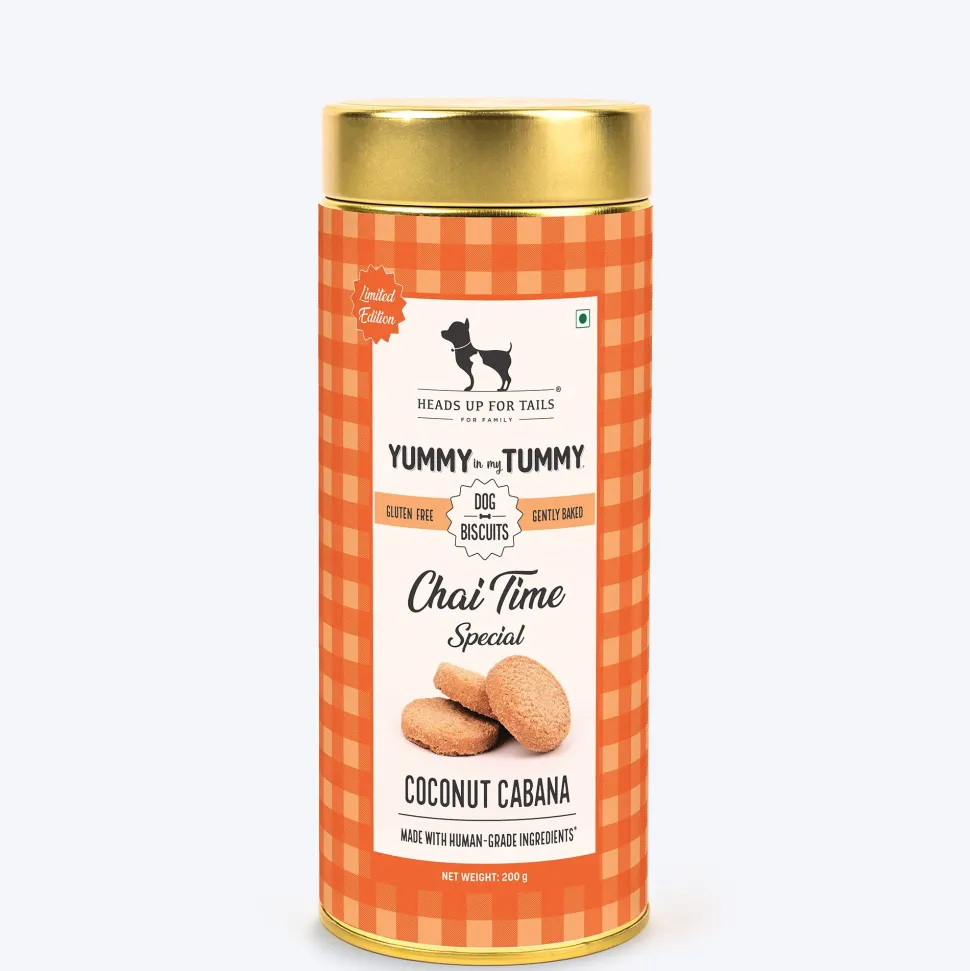 HUFT Yummy In My Tummy Coconut Cabana Dog Biscuits 200g