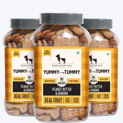 HUFT Yummy In My Tummy Peanut Butter & Banana Biscuits
