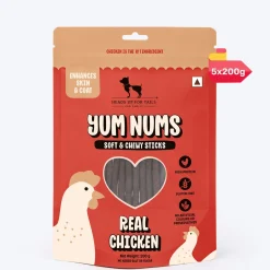 HUFT Yum Nums Soft & Chewy Sticks Real Chicken Treat For Dogs