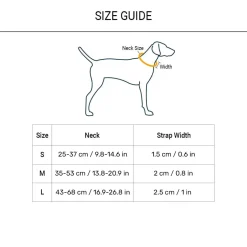HUFT Zaggy Trail Collar For Dog - Yellow