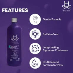 Hydra Groomers Extra Soft Ultra Gentle Face And Body Shampoo For Dog & Cat - 1 Ltr