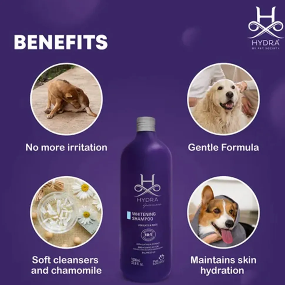 Hydra Groomers Extra Soft Ultra Gentle Face And Body Shampoo For Dog & Cat - 1 Ltr