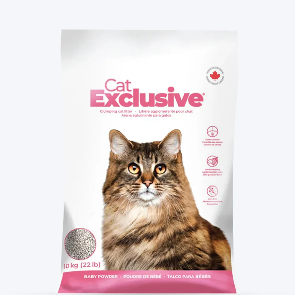 Intersand Cat Exclusive Clumping Cat Litter - Baby Powder - 10 kg