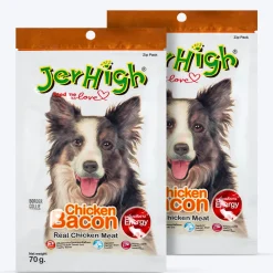 JerHigh Bacon Chicken Dog Treats - 70 g