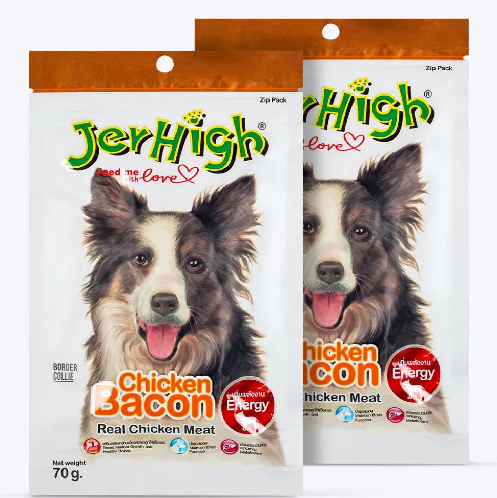 JerHigh Bacon Chicken Dog Treats - 70 g